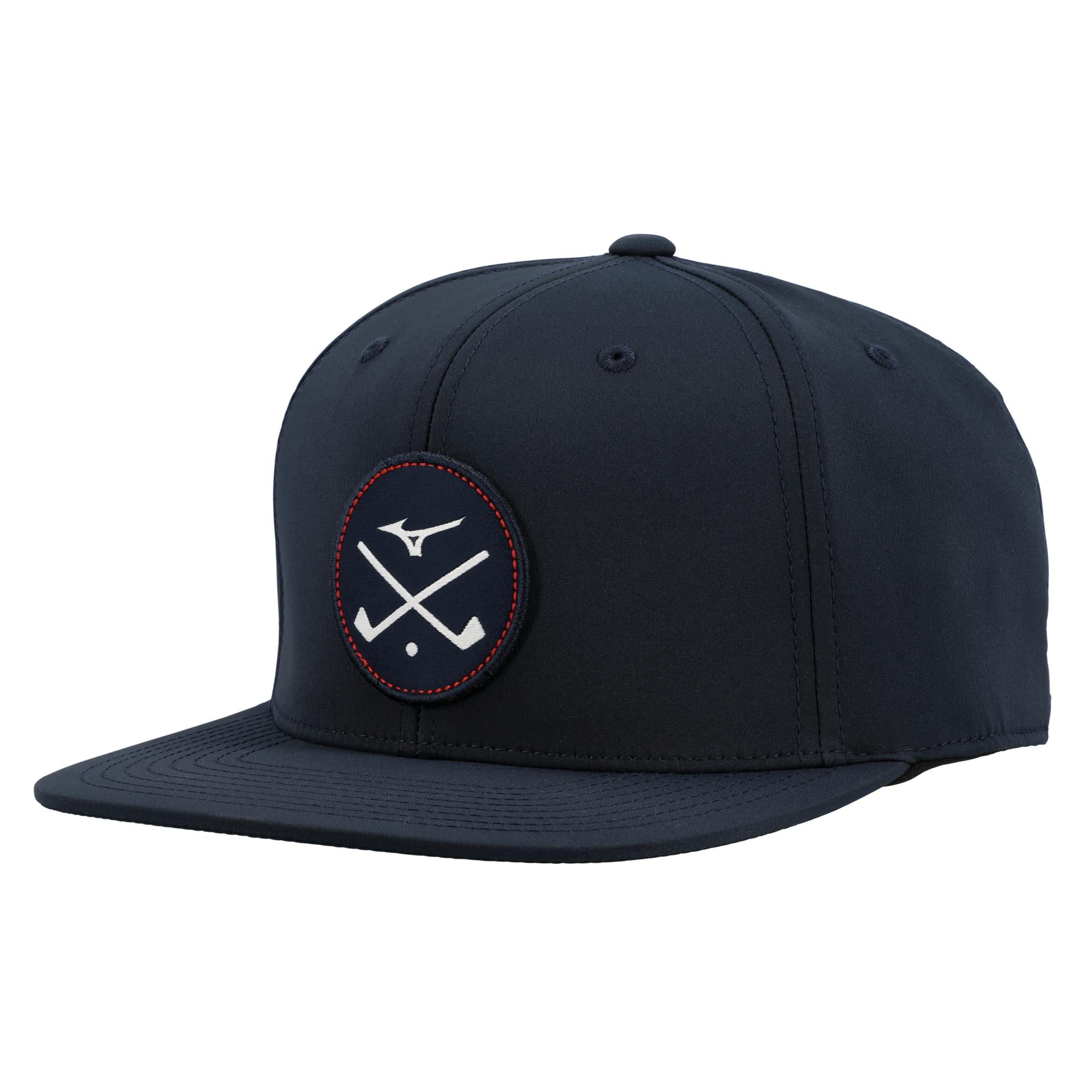 Crossed Clubs Snapback Golf Hat