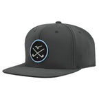 Crossed Clubs Snapback Golf Hat