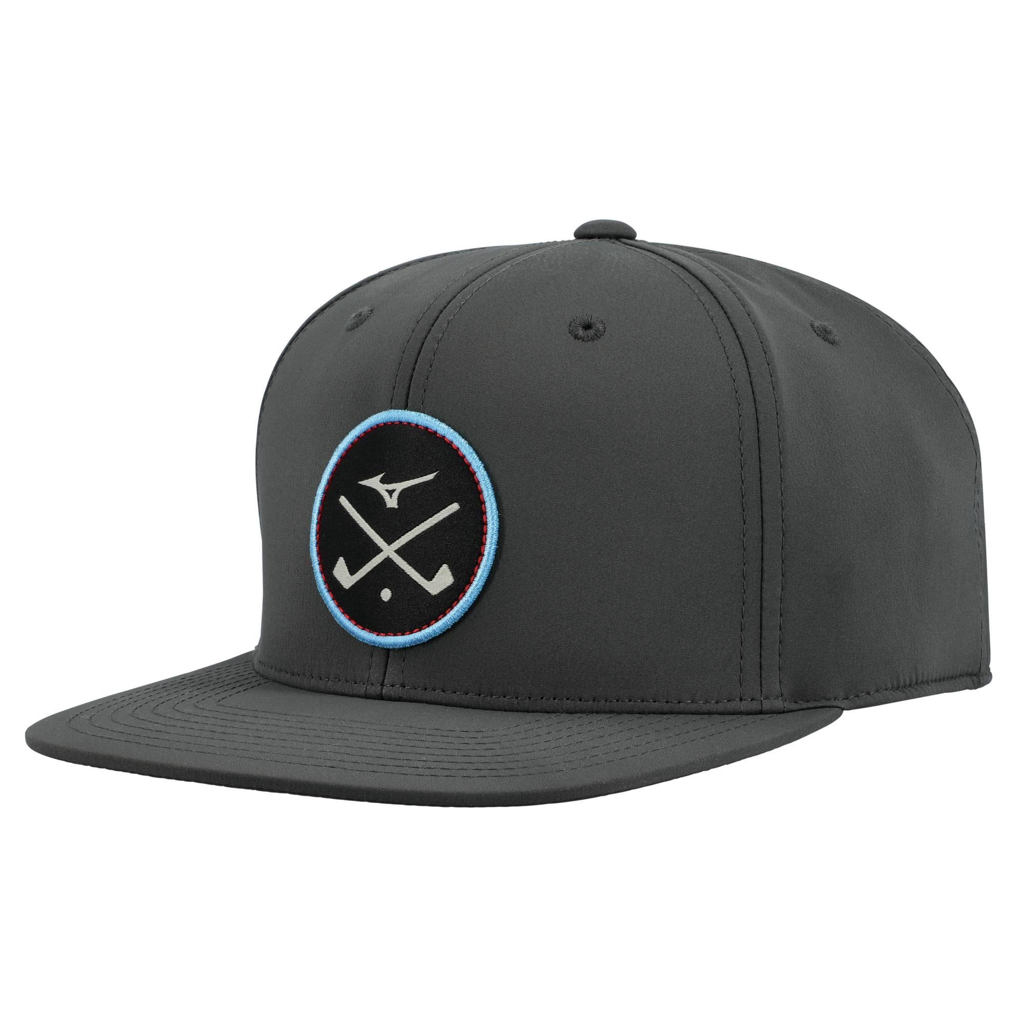 Crossed Clubs Snapback Golf Hat