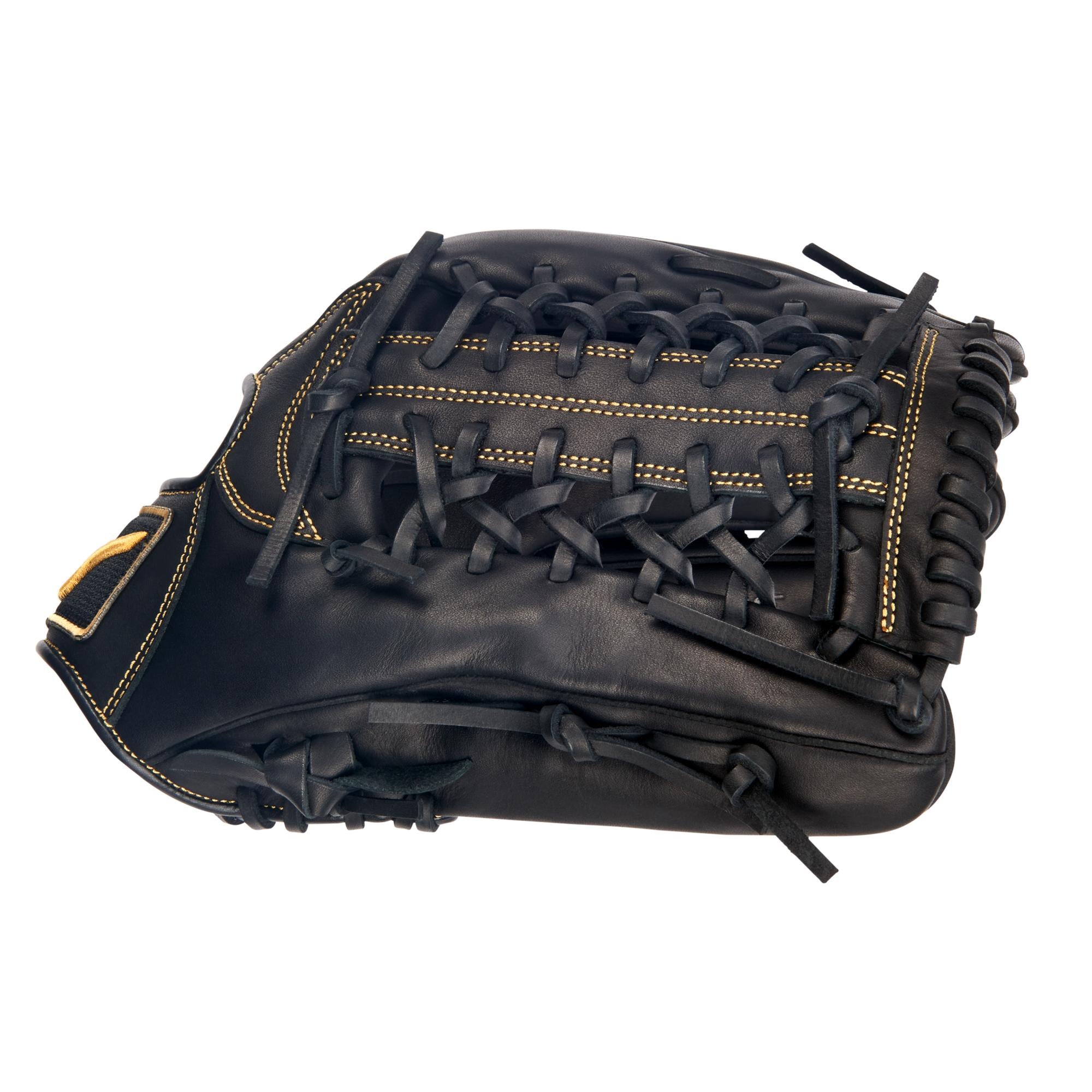 MVP Prime Outfield Baseball Glove 12.75", Black/Almond