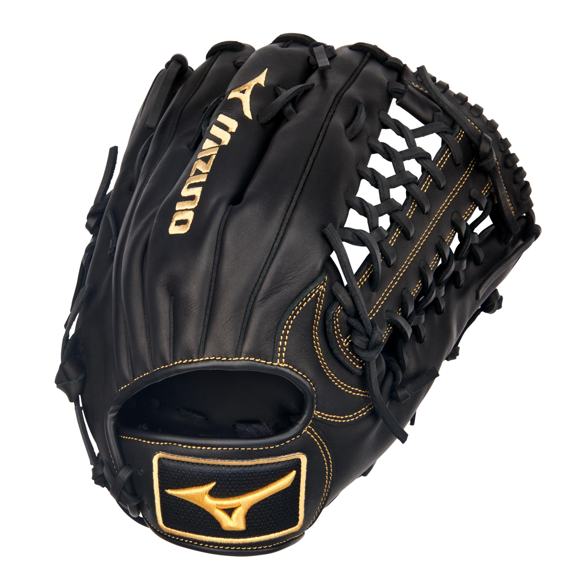 MVP Prime Outfield Baseball Glove 12.75", Black/Almond