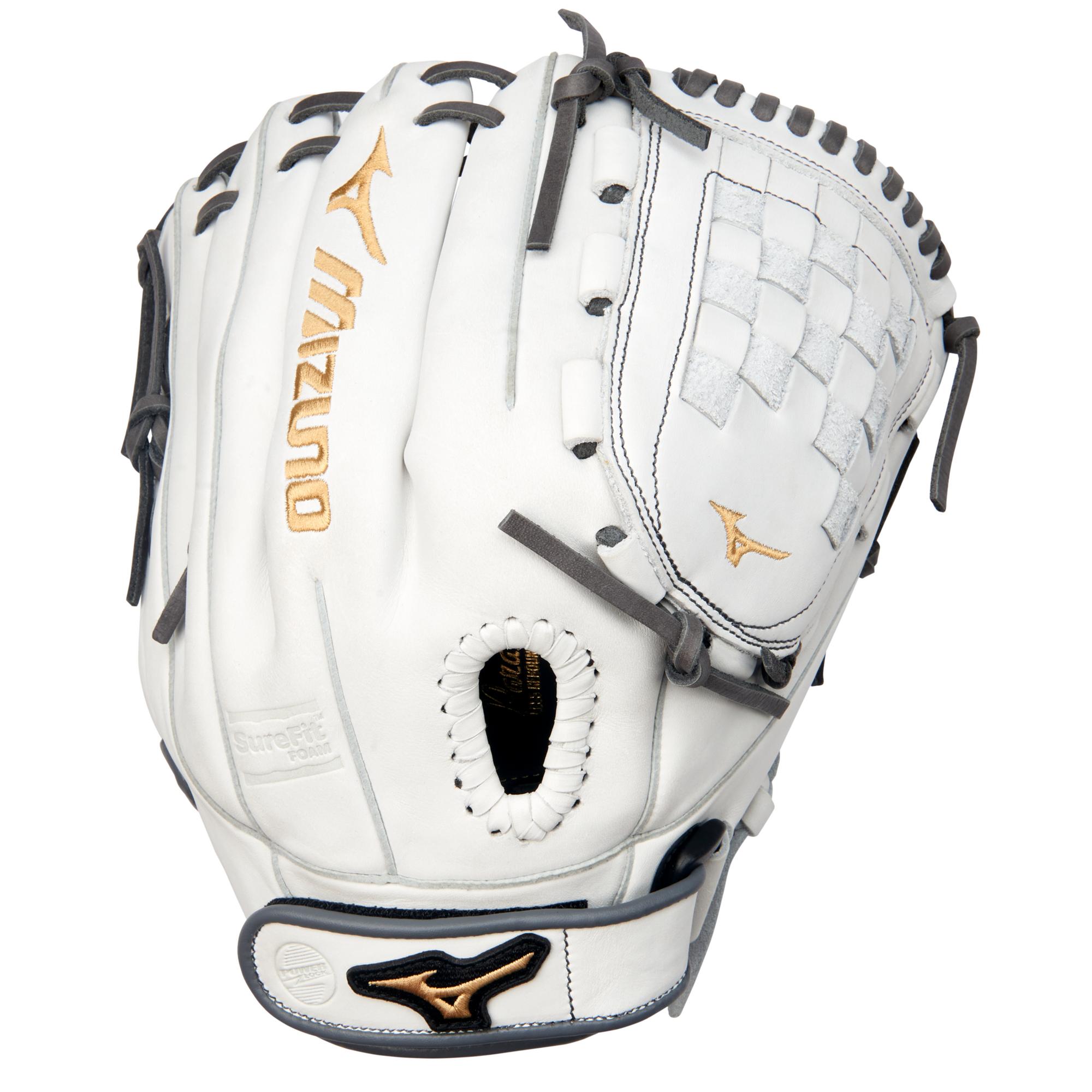 MVP Prime Fastpitch Softball Glove 12", White/Grey