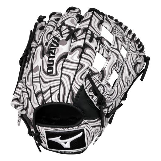 GMVP-70MP MVP Prime M-Print, Outfield Baseball Glove, 12.75", H Web, Oil Slick Pattern, BioSoft Leather, Center Pocket Design, Print on Full grain leather