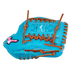 GPSF-13D Pro Select FP, Premium Infielder Fastpitch Glove, 12", Deep Pocket, Tartan Shock Web, Sky Blue, QuickTab Adjust back of wrist