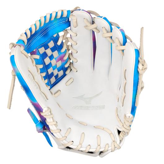 GMVPF-10MP MVP Prime M-Print, Infield Softball Glove, 12", Tartan 4 Web, Psychedelic Pattern, BioSoft Leather, Center Pocket Design, Print on Full grain leather, QuickTab Adjust back of wrist