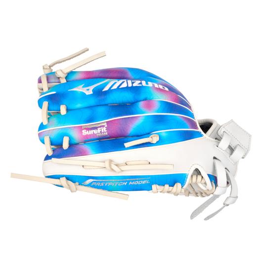 GMVPF-10MP MVP Prime M-Print, Infield Softball Glove, 12", Tartan 4 Web, Psychedelic Pattern, BioSoft Leather, Center Pocket Design, Print on Full grain leather, QuickTab Adjust back of wrist