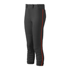 Women's Belted Piped Softball Pant