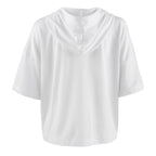 Women's Short Sleeve Infinity Hoodie