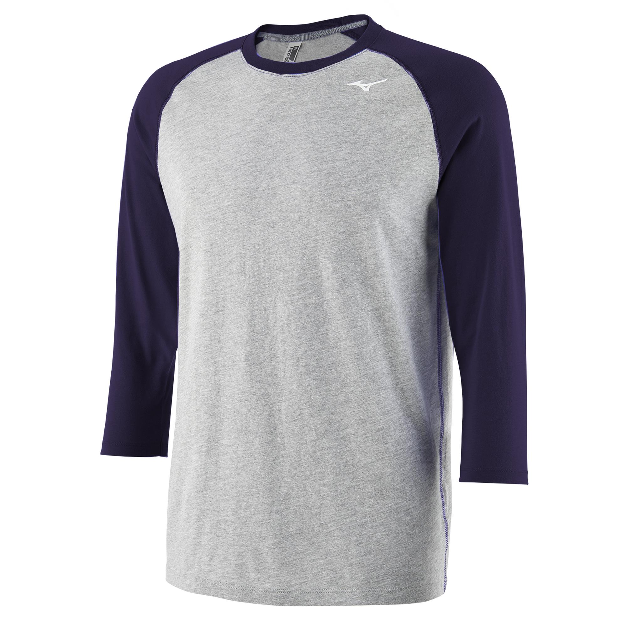 Men's Mizuno 3/4 Baseball Practice Tee