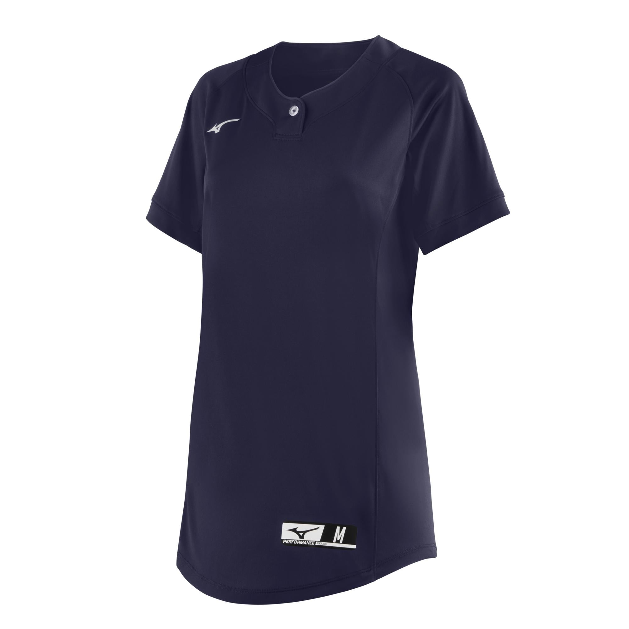 Youth Girl's NXT 1-Button Short Sleeve Softball Jersey