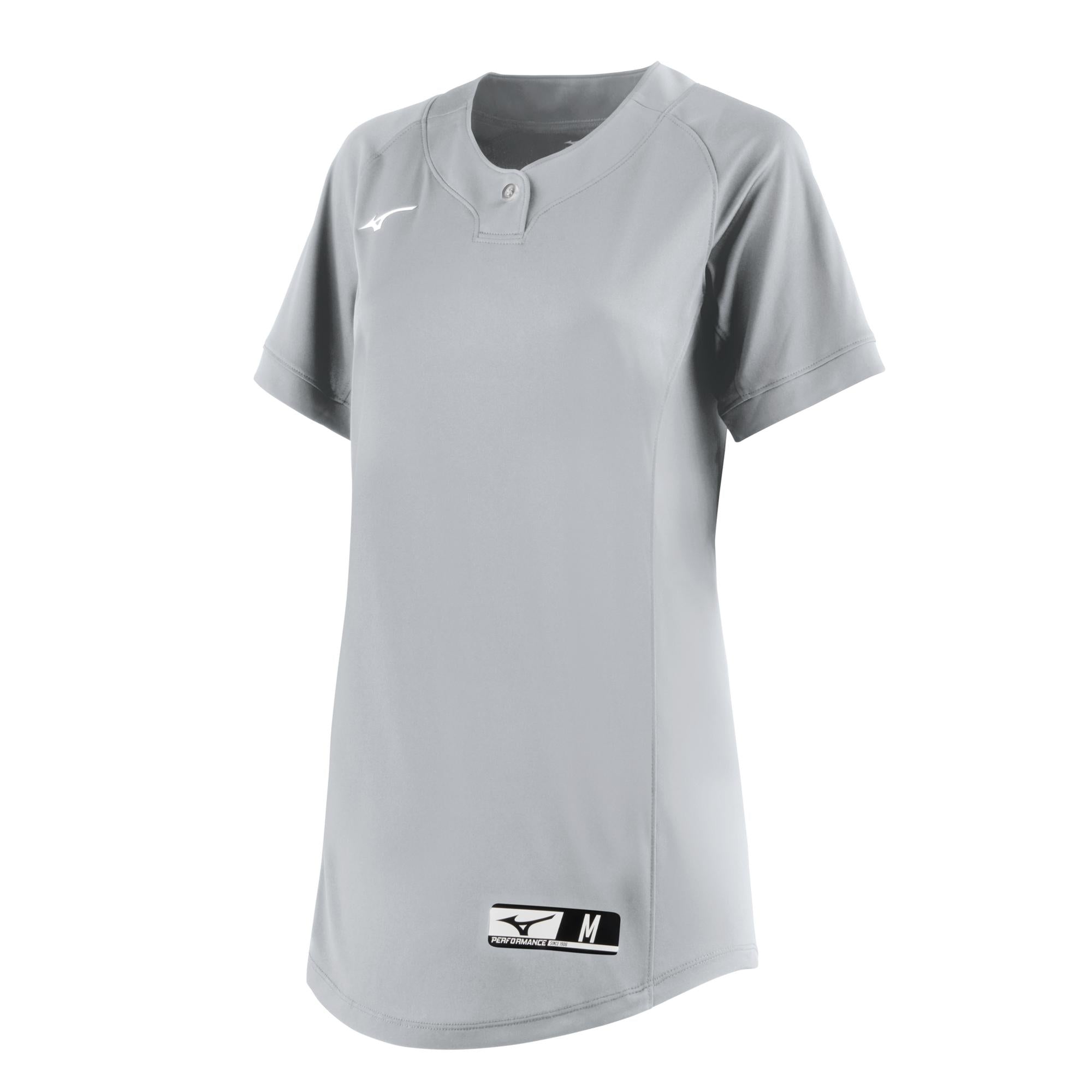 Youth Girl's NXT 1-Button Short Sleeve Softball Jersey