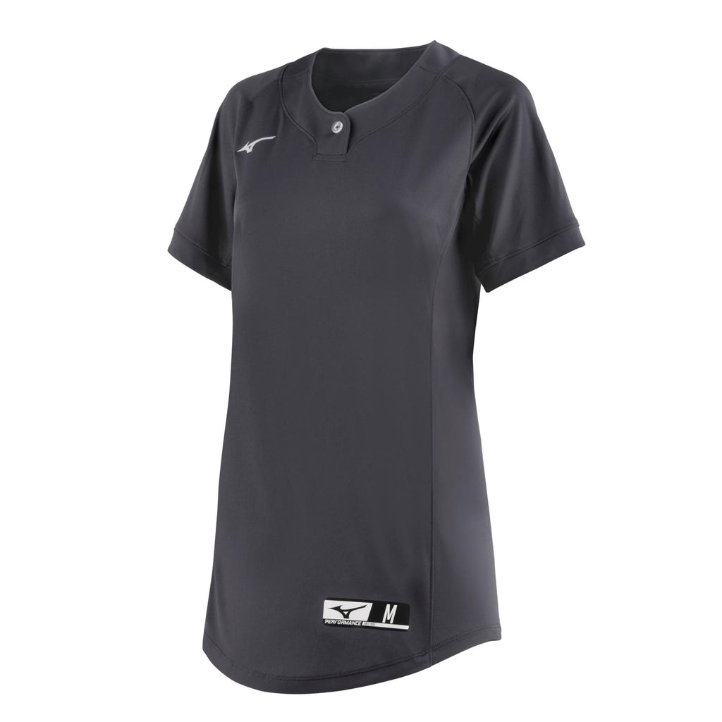 Youth Girl's NXT 1-Button Short Sleeve Softball Jersey