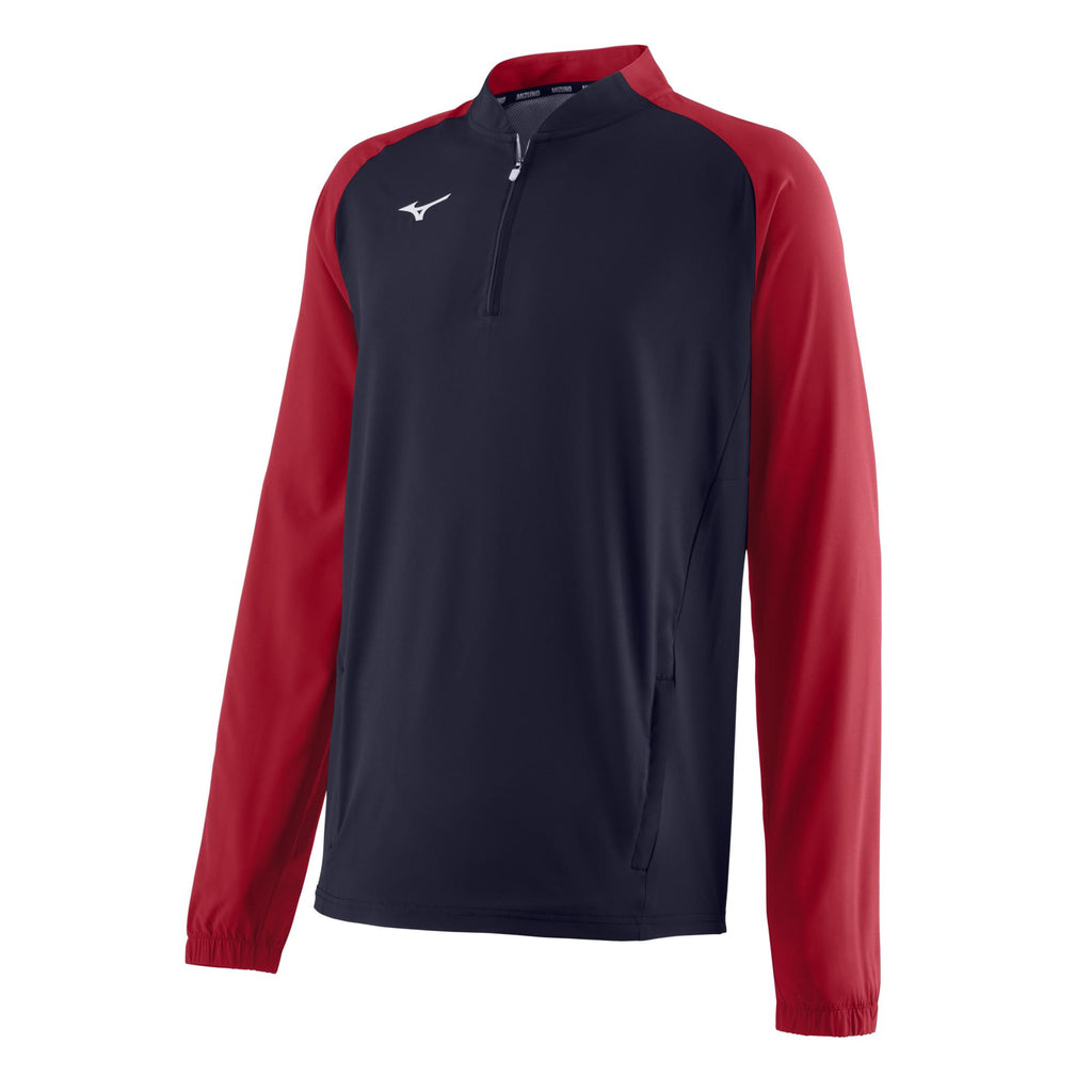 Mizuno Men's Long Sleeve Baseball Hitting Jacket