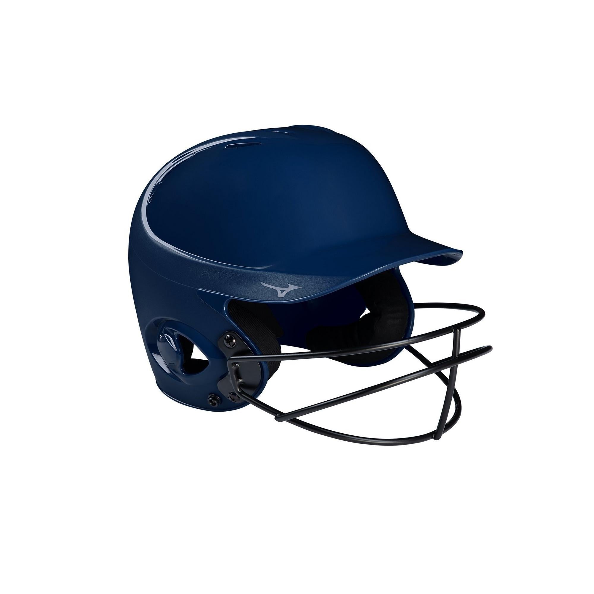 MVP Series Solid Batting Helmet with Fastpitch Softball Mask