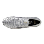 Morelia Neo IV Beta FG Firm Ground Made in Japan KL Soccer Cleat, Platinum Silver