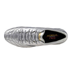 Morelia Neo IV Elite FG Firm Ground KL Soccer Cleat, Platinum Silver