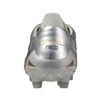 Morelia Neo IV Elite FG Firm Ground KL Soccer Cleat, Platinum Silver