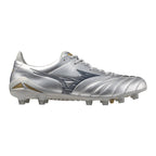 Morelia Neo IV Elite FG Firm Ground KL Soccer Cleat, Platinum Silver