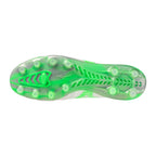 Morelia Neo IV Beta Elite FG Firm Ground KL Soccer Cleat, White/Neon Green