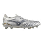 Morelia Neo IV Beta Elite FG Firm Ground KL Soccer Cleat, Platinum Silver