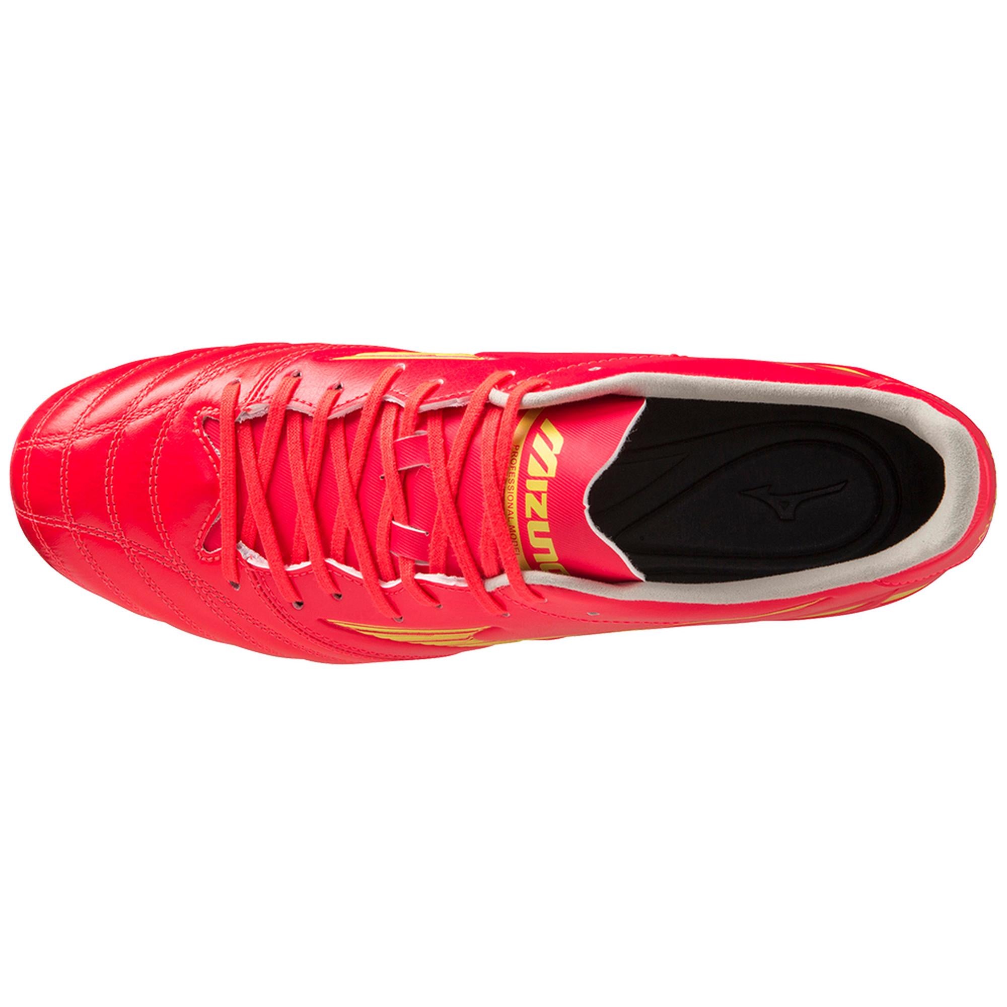 Morelia Neo IV Pro FG Firm Ground KL Soccer Cleat, Fiery Coral