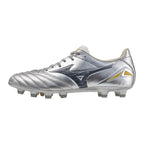 Morelia Neo IV Pro FG Firm Ground KL Soccer Cleat, Platinum Silver