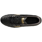 Morelia Neo IV Pro FG Firm Ground KL Soccer Cleat, Black/Gold