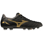 Morelia Neo IV Pro FG Firm Ground KL Soccer Cleat, Black/Gold