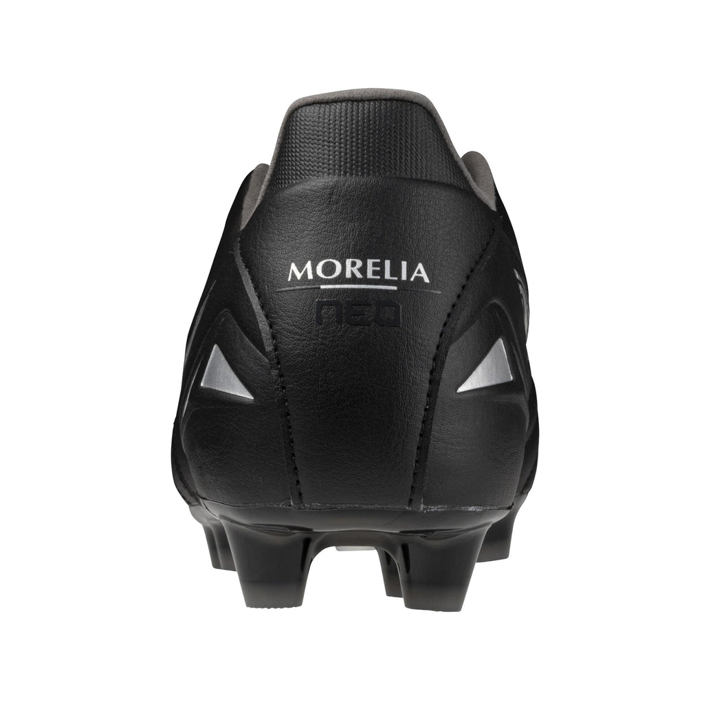 Morelia Neo IV Pro FG Firm Ground KL Soccer Cleat, Unlimited Black