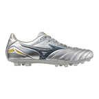 Morelia Neo IV Pro KL AG Artificial Grass Soccer Cleat, Platinum Silver