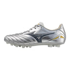 Morelia Neo IV Pro KL AG Artificial Grass Soccer Cleat, Platinum Silver