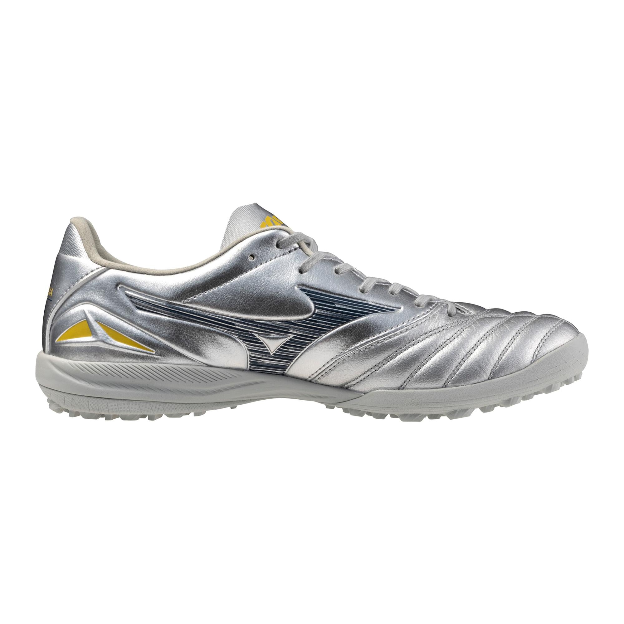 Morelia Neo IV Pro KL AS Turf Soccer Shoe, Platinum Silver