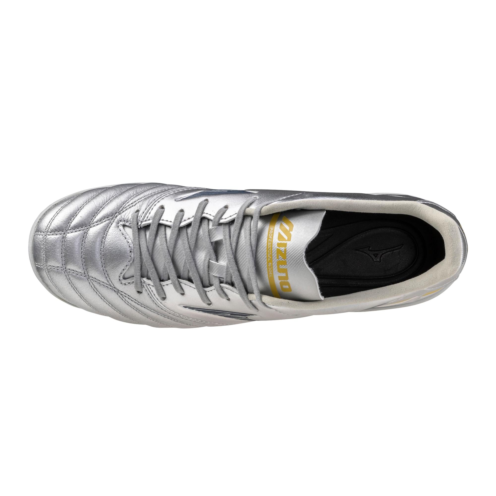 Morelia Neo IV Pro KL AS Turf Soccer Shoe, Platinum Silver