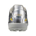 Morelia Neo IV Pro KL AS Turf Soccer Shoe, Platinum Silver