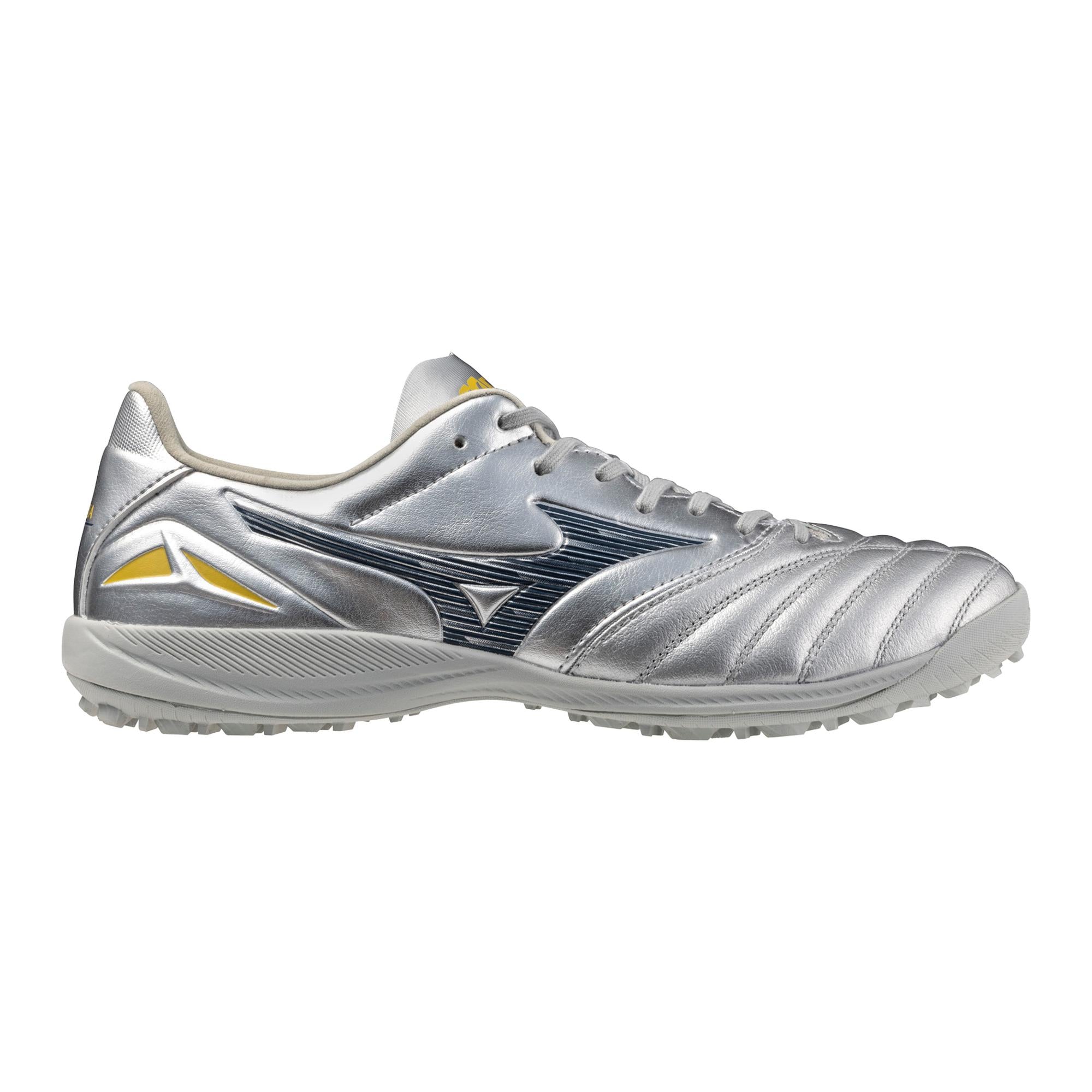 Morelia Neo IV Pro KL AS Turf Soccer Shoe, Platinum Silver