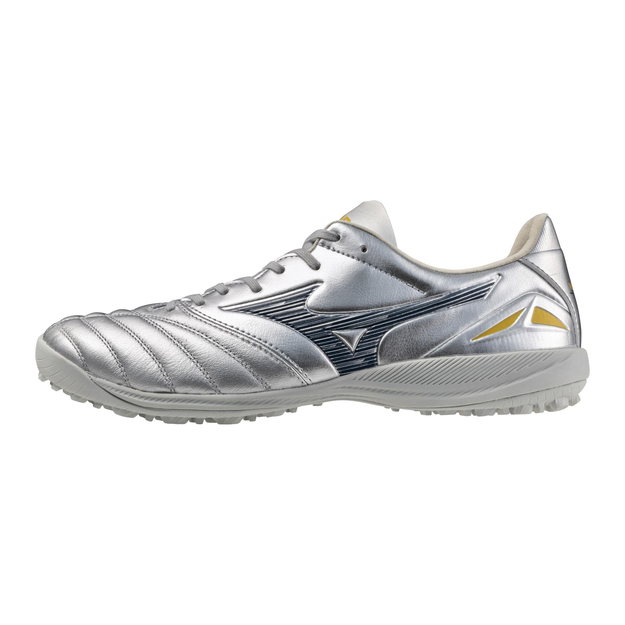 Morelia Neo IV Pro KL AS Turf Soccer Shoe, Platinum Silver