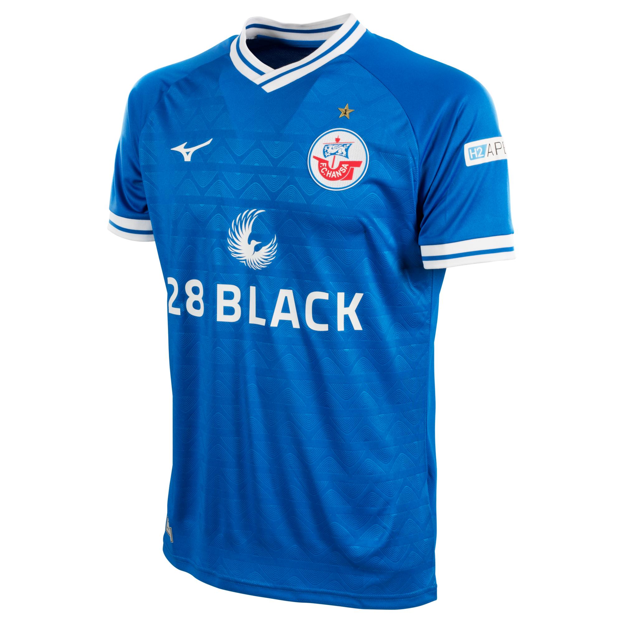 Men's Hansa Rostock Replica Home Jersey, 24/25