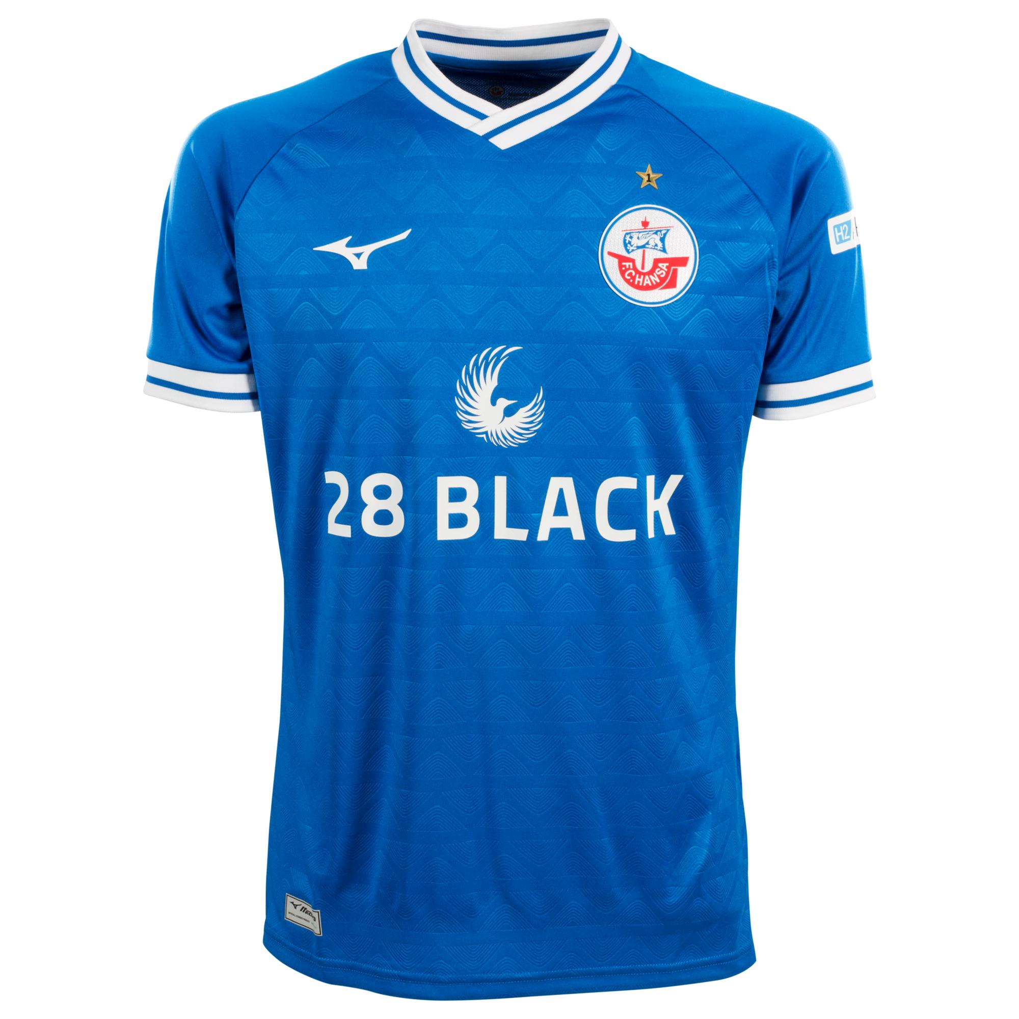 Men's Hansa Rostock Replica Home Jersey, 24/25