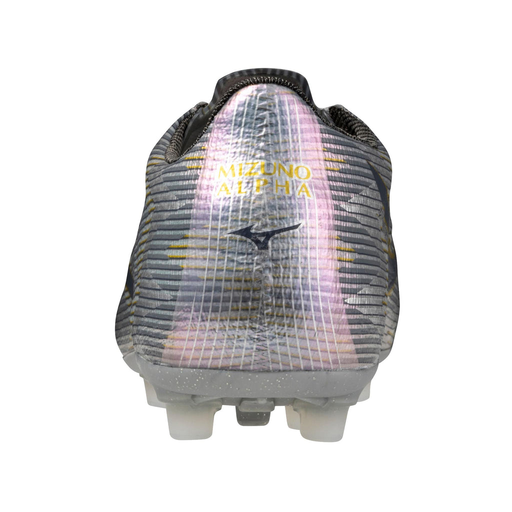 Mizuno Alpha II Japan AG Artificial Grass Soccer Cleat, Platinum Silver