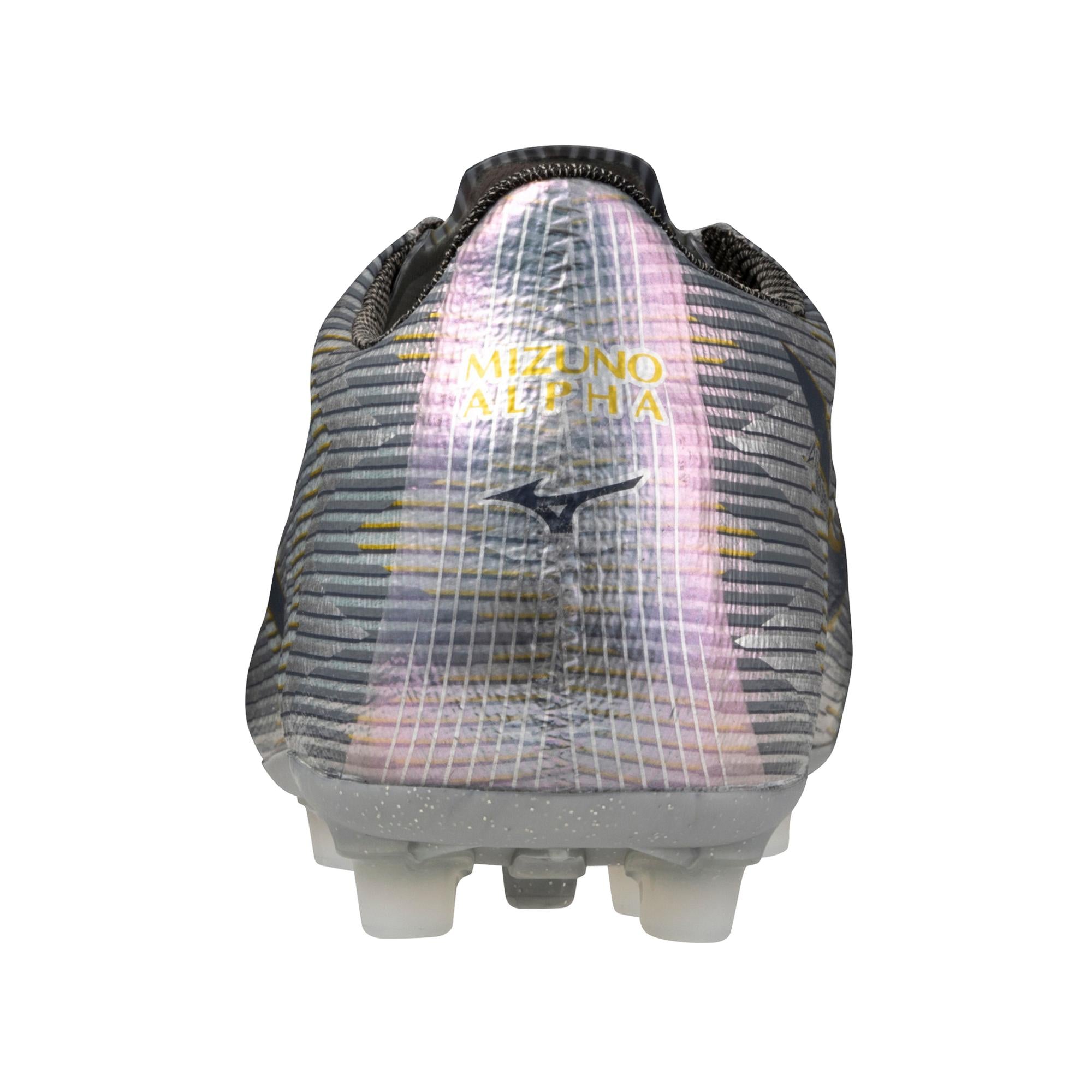 Mizuno Alpha II Japan AG Artificial Grass Soccer Cleat, Platinum Silver