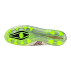 Mizuno Alpha II Elite FG Firm Ground Soccer Cleat, White/Neon Green