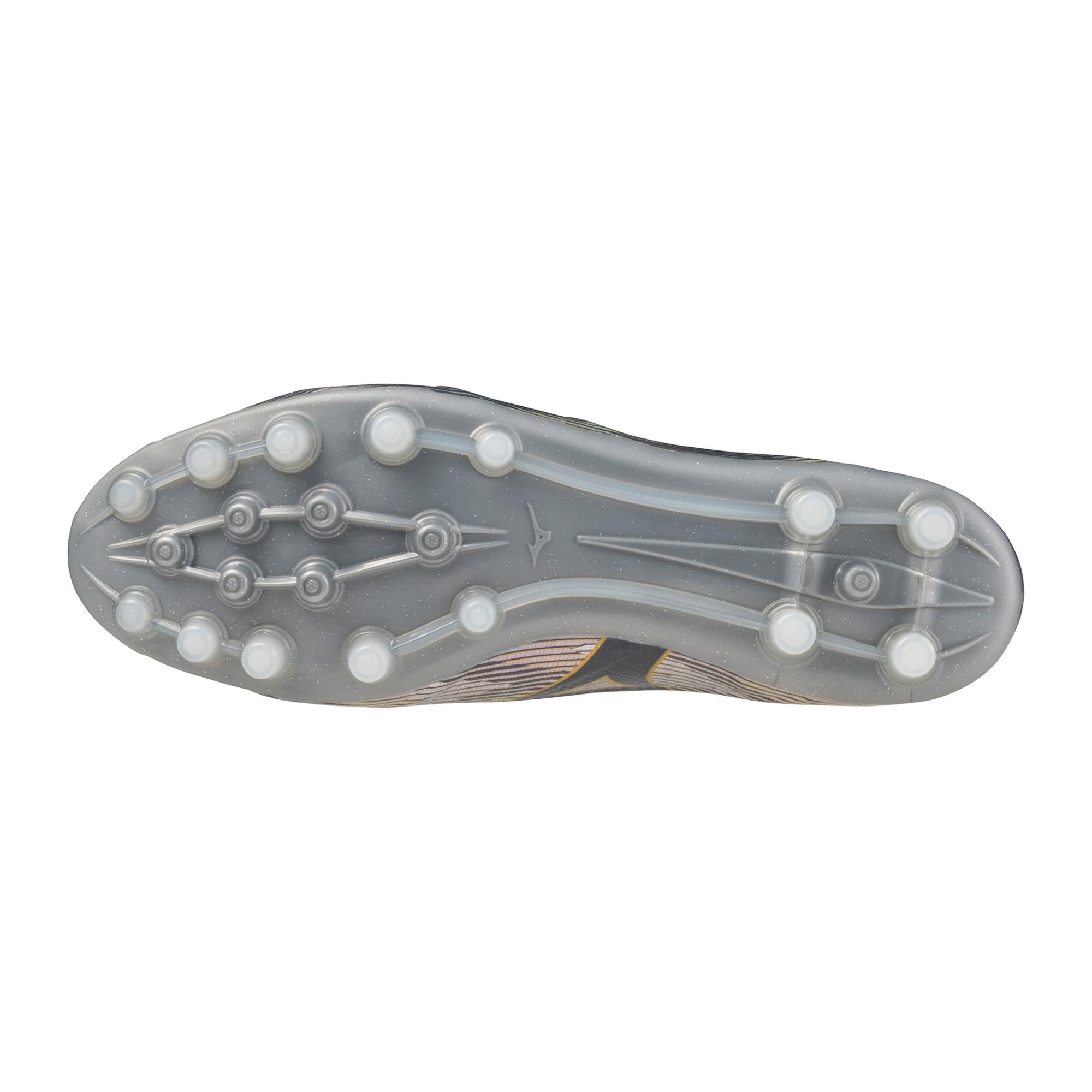 Mizuno Alpha II Elite AG Artificial Grass Soccer Cleat, Platinum Silver