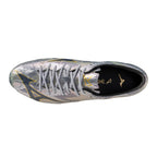 Mizuno Alpha II Elite AG Artificial Grass Soccer Cleat, Platinum Silver