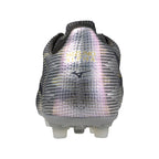 Mizuno Alpha II Elite AG Artificial Grass Soccer Cleat, Platinum Silver