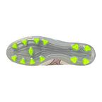 Mizuno Alpha II Pro FG Firm Ground Soccer Cleat, White/Neon Green