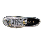 Mizuno Alpha II Elite AS Turf Soccer Shoe, Platinum Silver