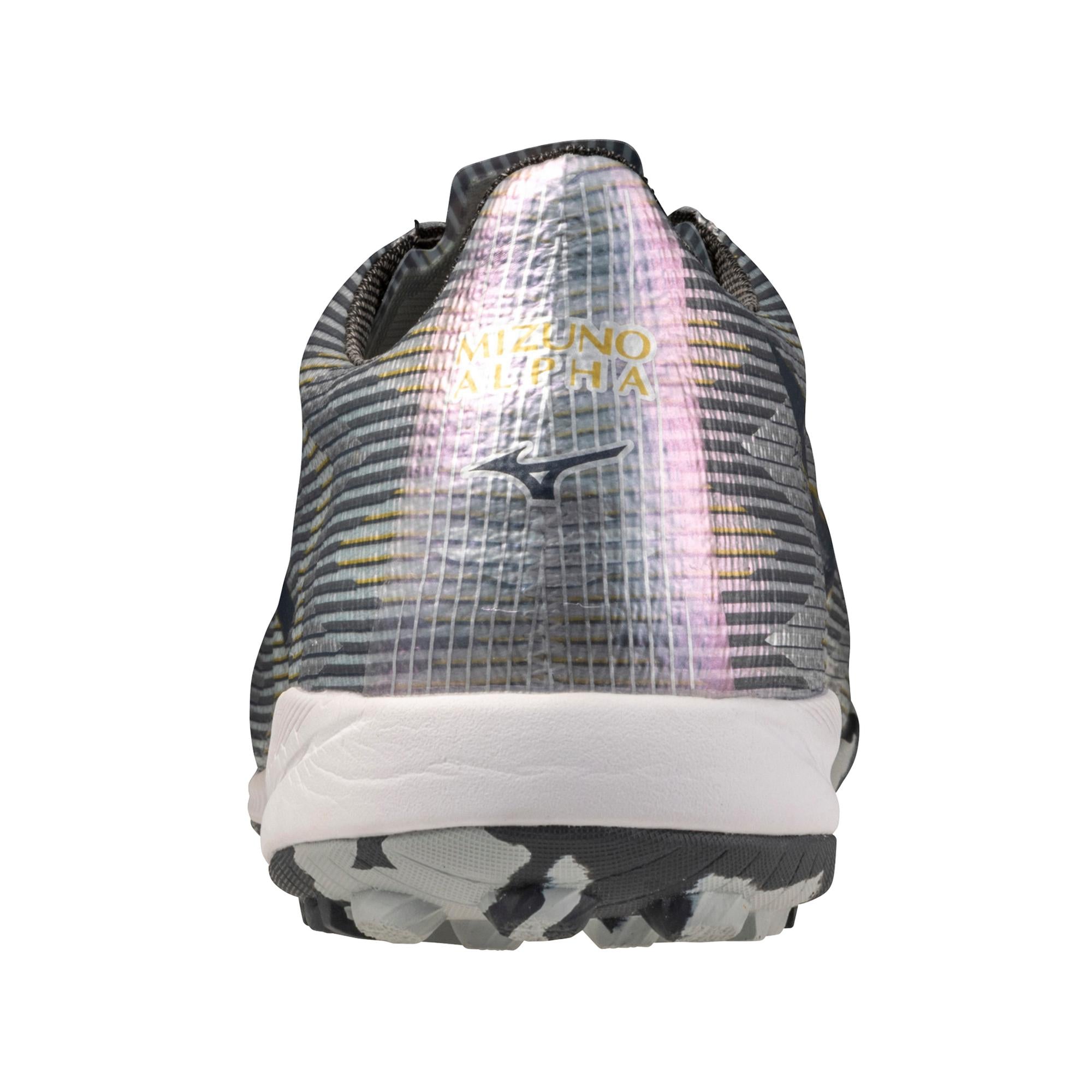 Mizuno Alpha II Elite AS Turf Soccer Shoe, Platinum Silver