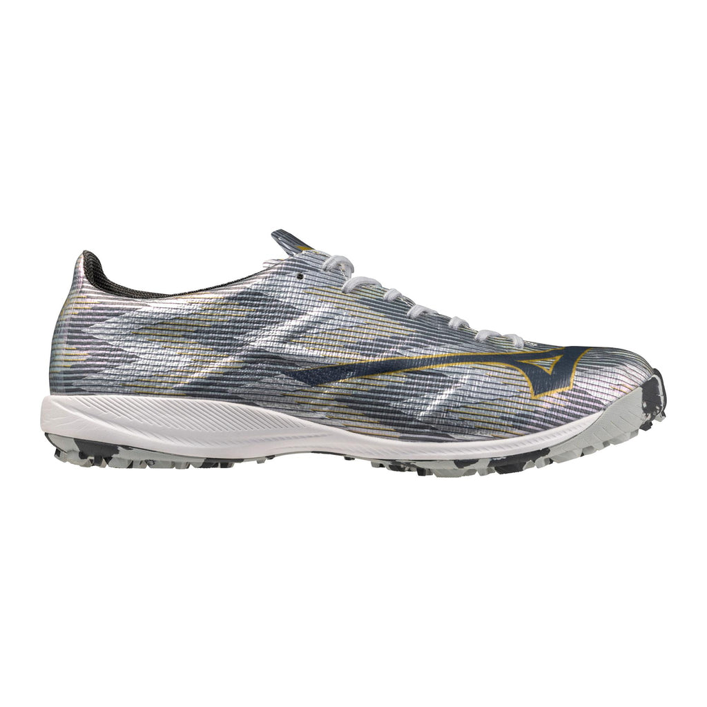 Mizuno Alpha II Elite AS Turf Soccer Shoe, Platinum Silver