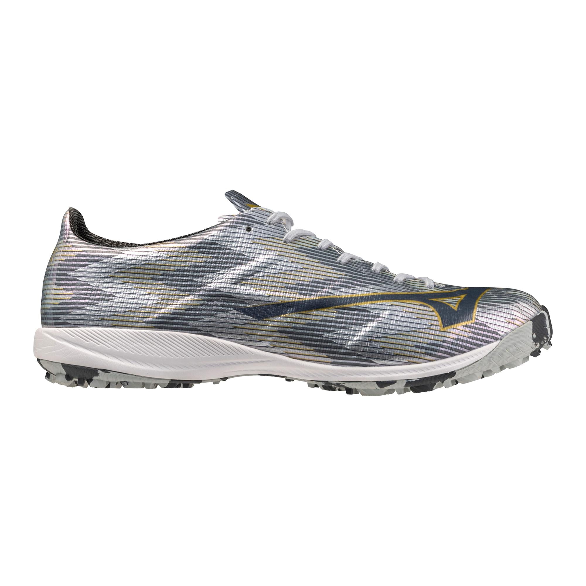 Mizuno Alpha II Elite AS Turf Soccer Shoe, Platinum Silver