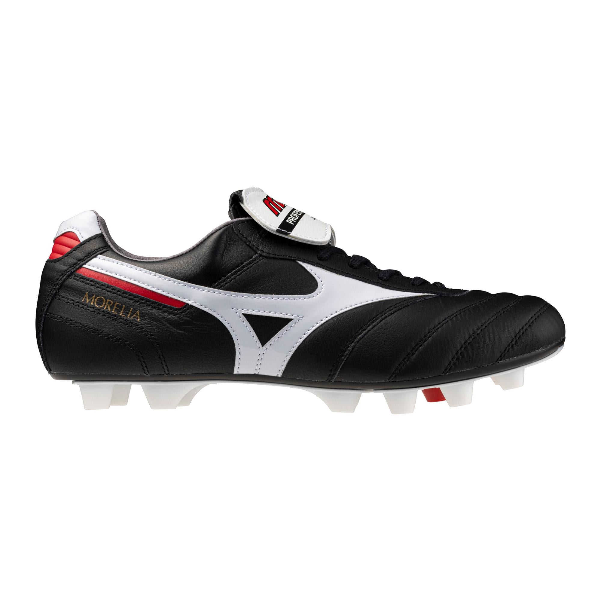 Morelia II Made in Japan KL Soccer Cleat, Black/White